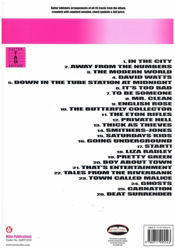 The Sound Of The Jam Guitar Tab