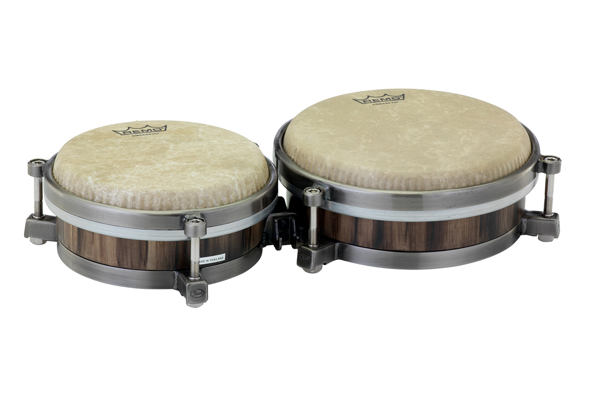 Pearl 7" and 8.5" Travel Bongos in Caramel Brown