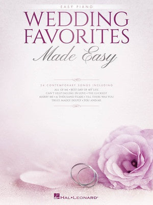 WEDDING FAVORITES MADE EASY EASY PIANO