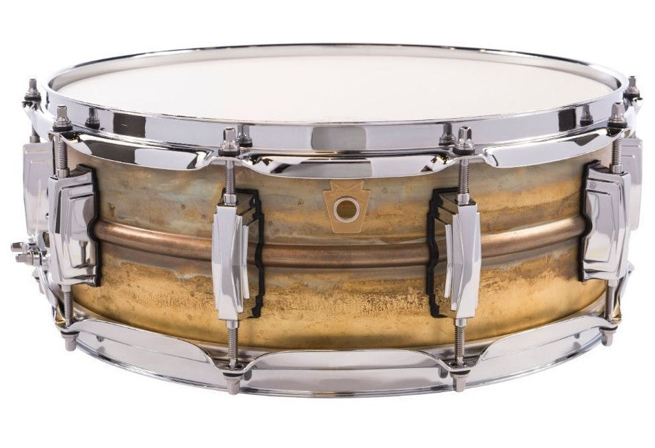 Ludwig Raw Brass Phonic 5" X 14" Brass Shell Snare Drum