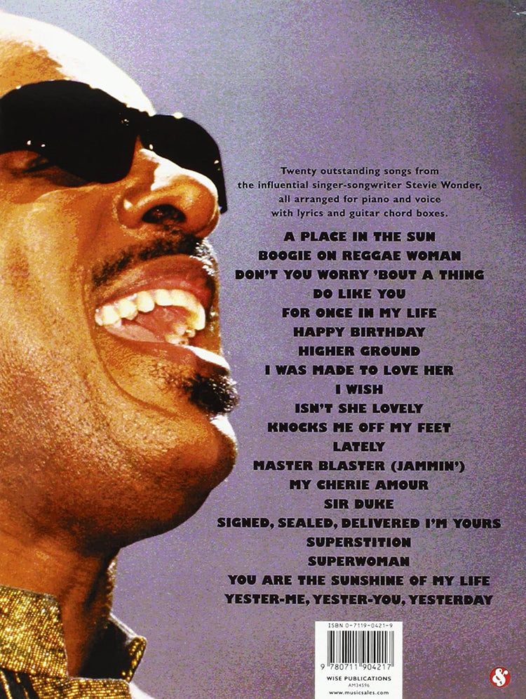 Great Songs Of Stevie Wonder PVG