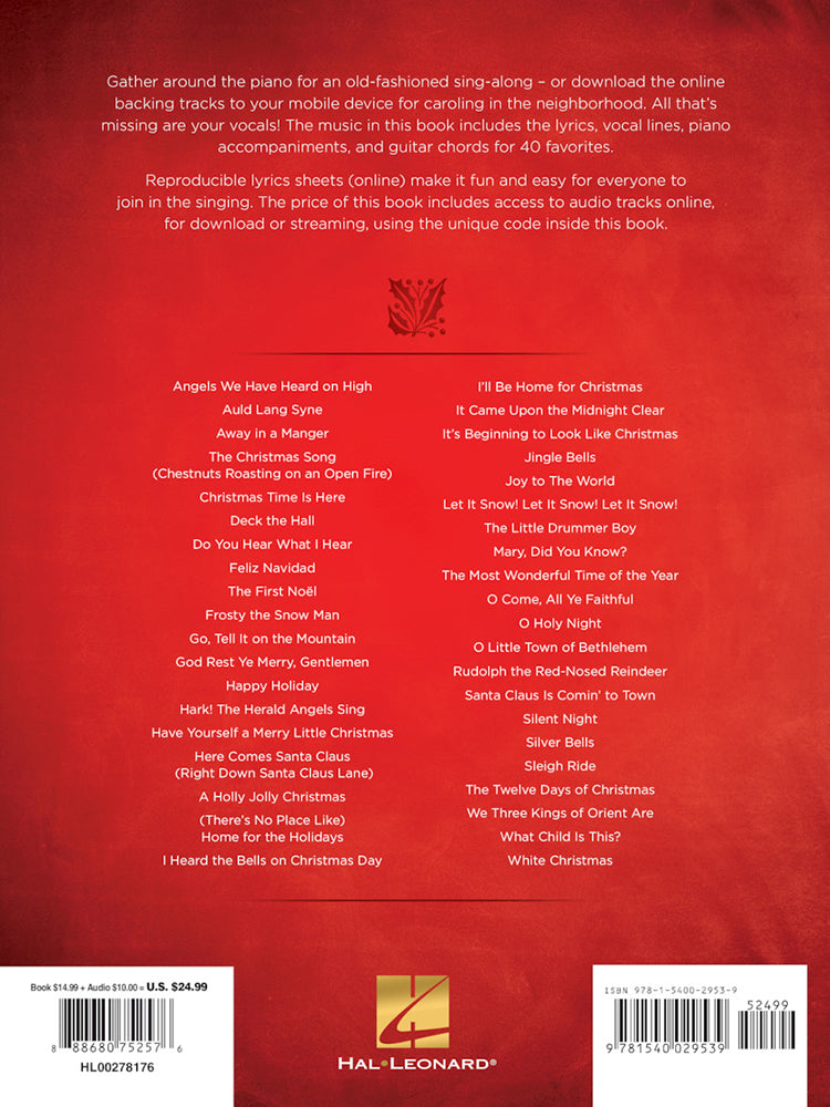 Christmas Sing Along 40 Seasonal Favorites PVG BK/OLA
