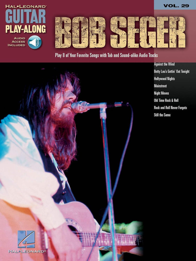 Bob Seger Guitar Play Along Volume 29 BK/OLA Guitar Tab
