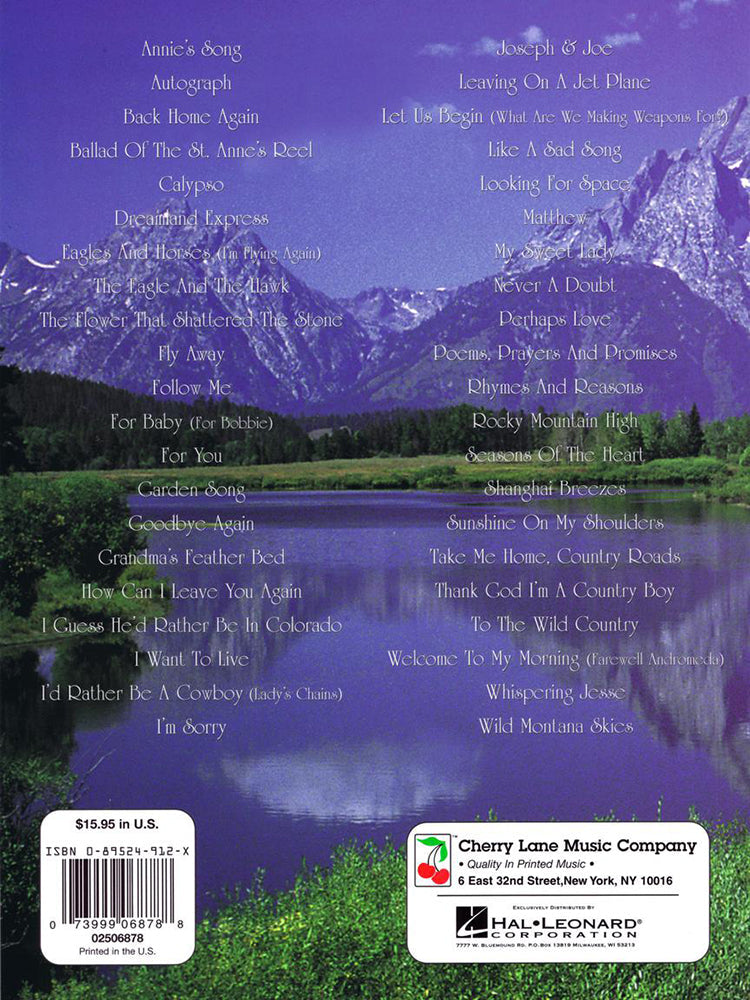 John Denver Anthology For Easy Guitar