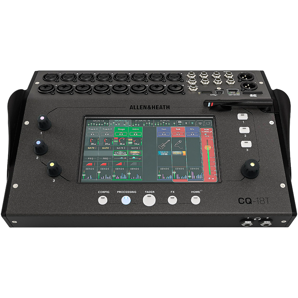 Allen & Heath CQ18T Ultra Compact 18in / 8out Digital Mixer with Wi-Fi