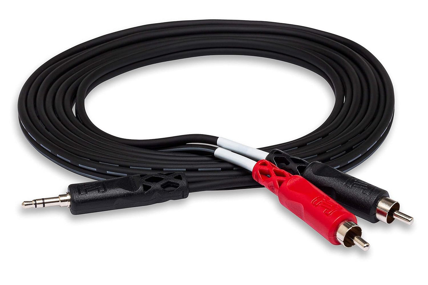 Hosa CMR206 3.5 mm TRS to Dual RCA Stereo Breakout Cable 6ft