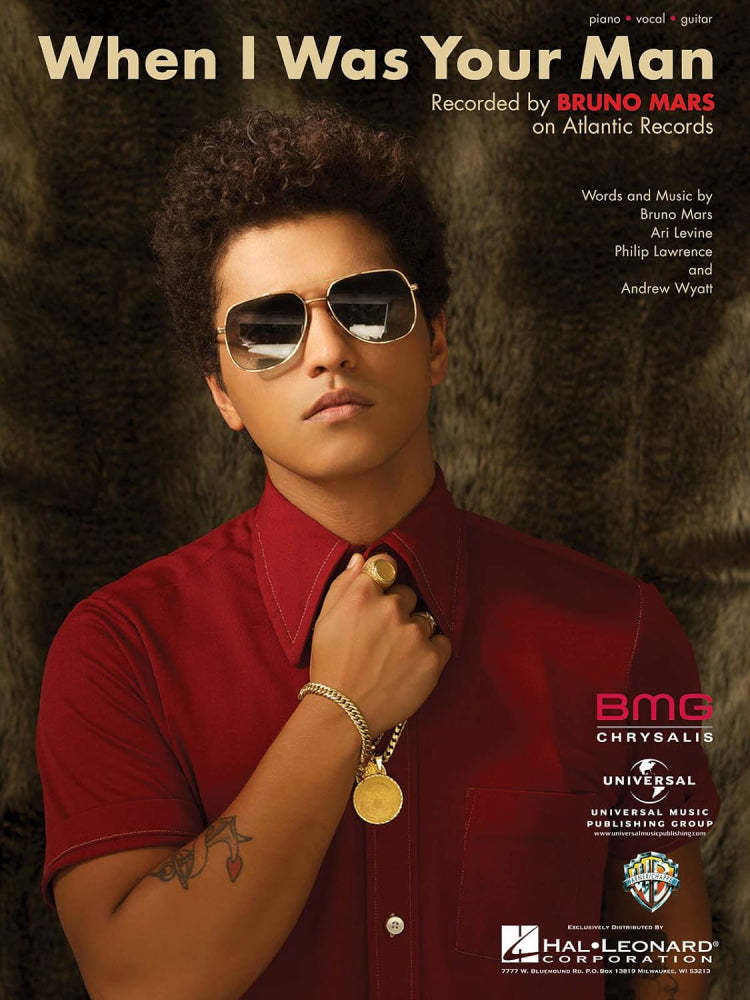 Bruno Mars When I Was Your Man S/S PVG