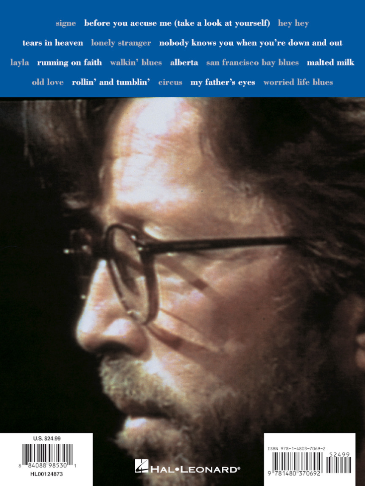 Eric Clapton Unplugged Deluxe Edition Guitar Recorded Version Tab