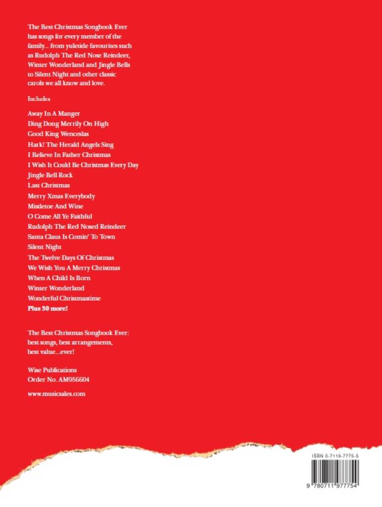 The Best Christmas Songbook Ever PVG
