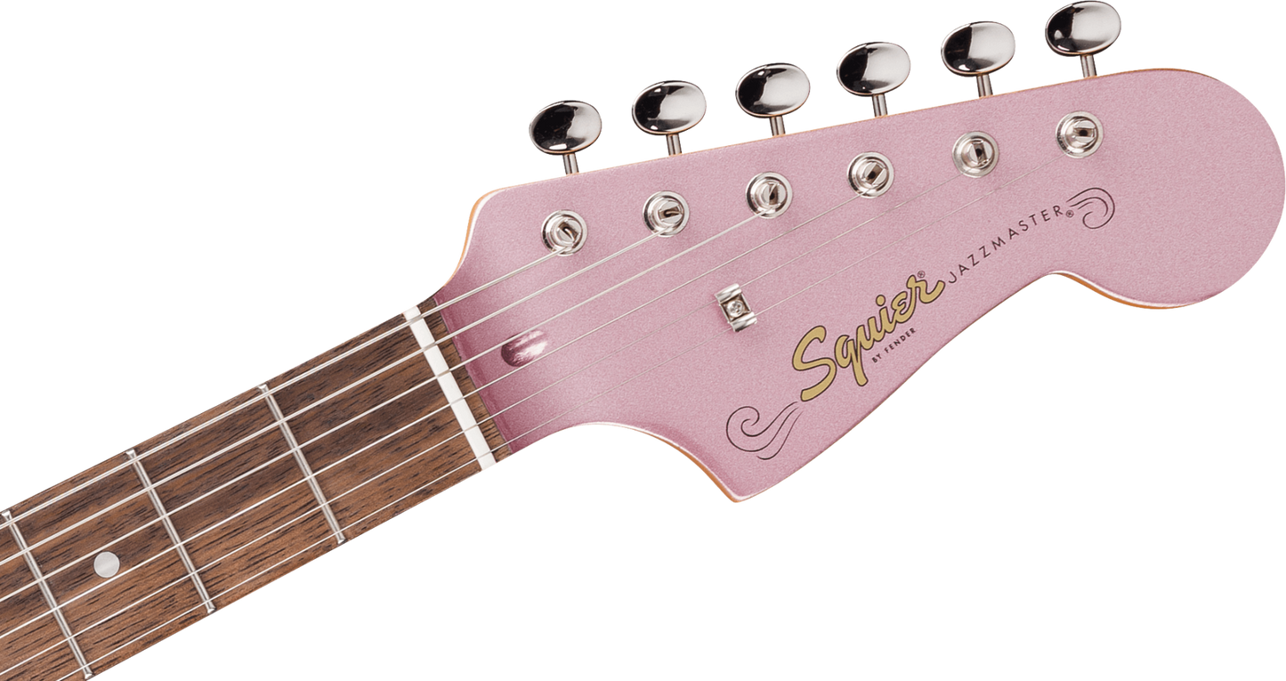 Squier FSR Classic Vibe '60s Jazzmaster, Laurel Fingerboard, Tortoiseshell Pickguard, Matching Headstock in Burgundy Mist Metallic