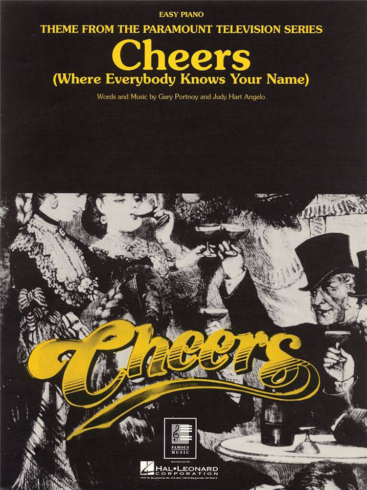 Cheers Where Everybody Knows Your Name Easy Piano S/S
