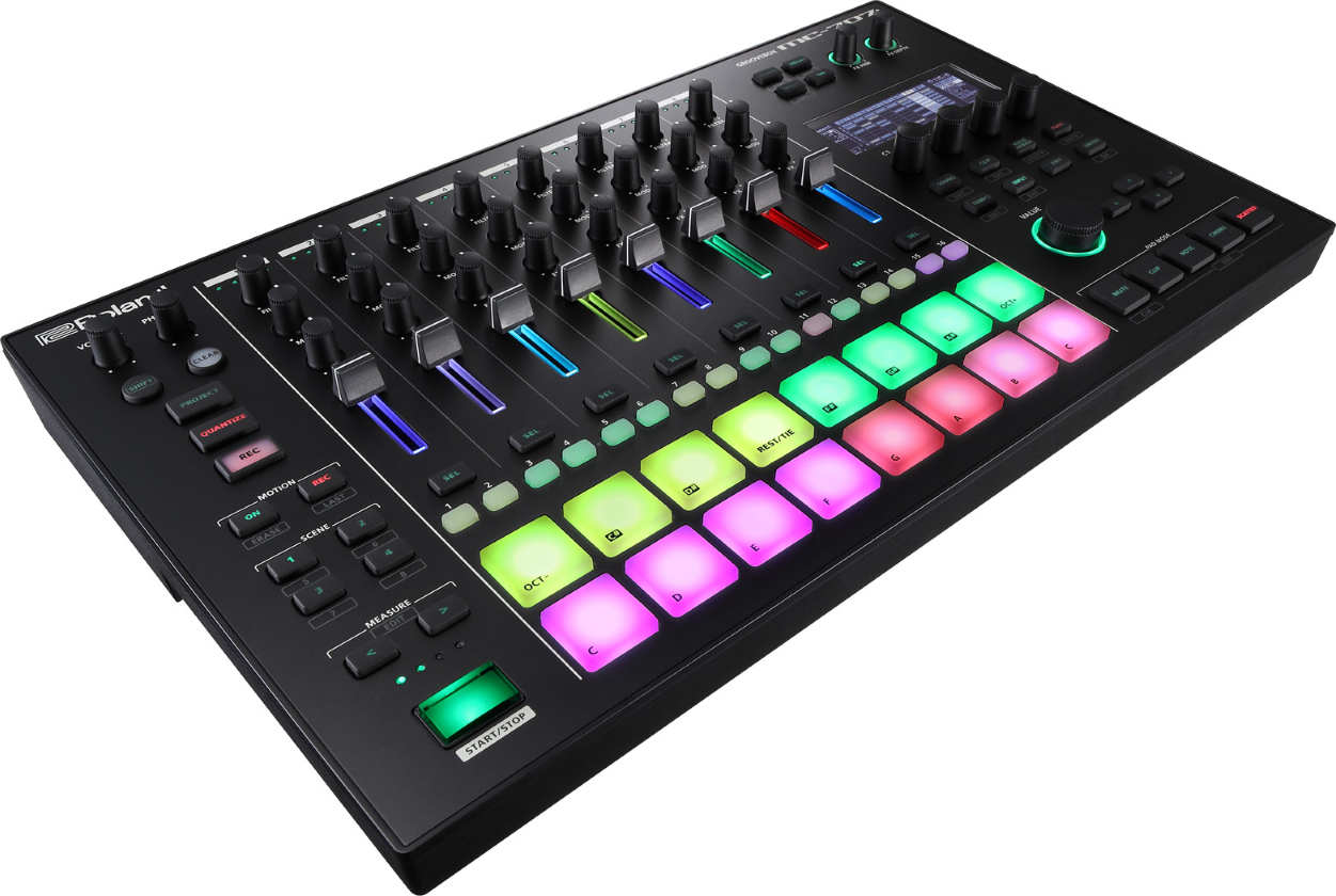 Roland MC707 Groovebox Live Sequencer and Synth