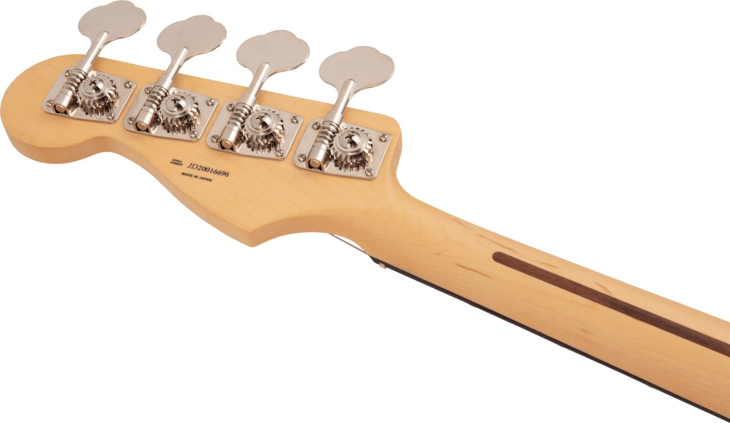 Fender Made in Japan Hybrid II Jazz Bass, Rosewood Fingerboard in Arctic White