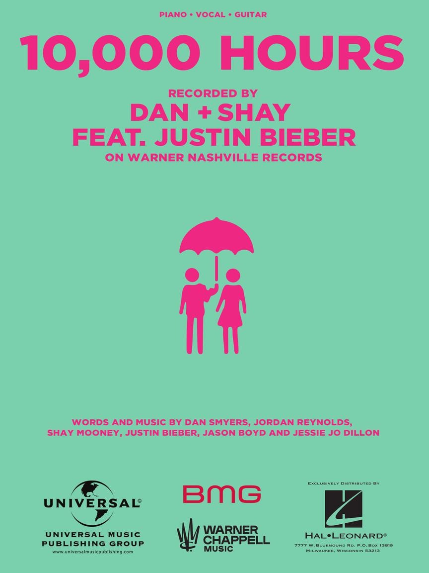 Dan Shay and Justin Bieber 10000 Hours PVG Single Sheet