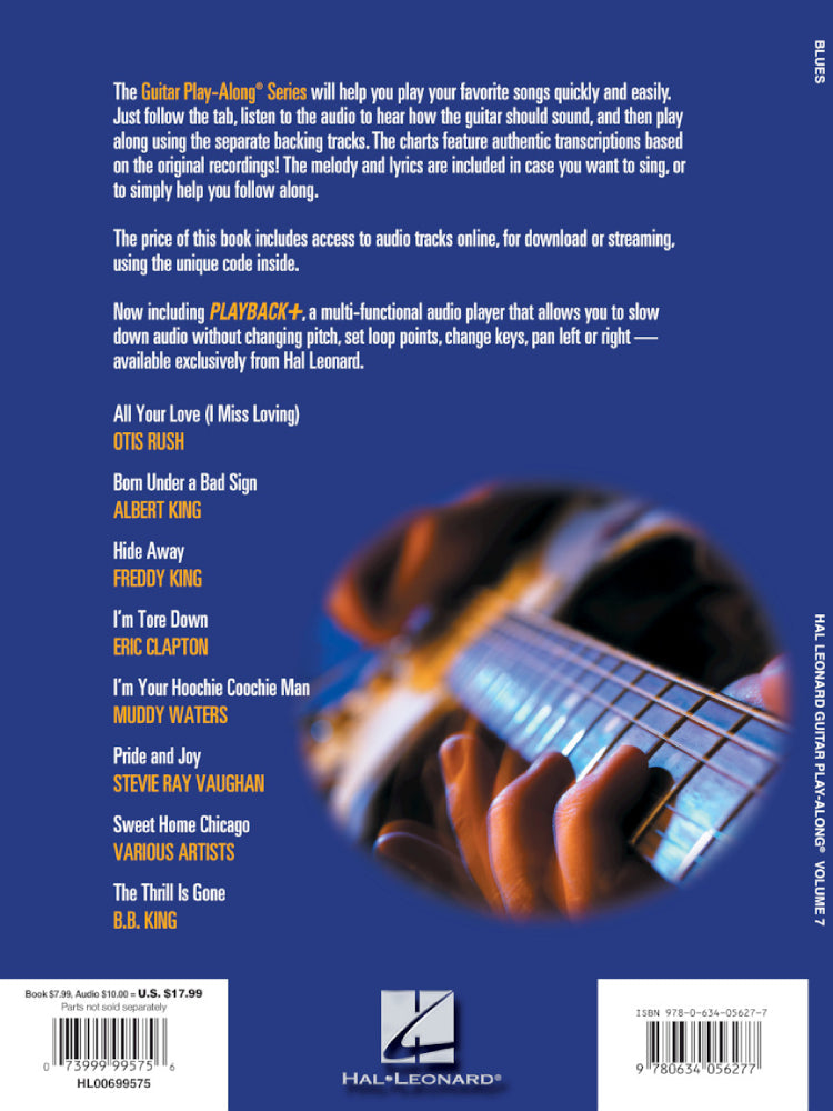 Blues Guitar Play Along Volume 7 Bk/Ola