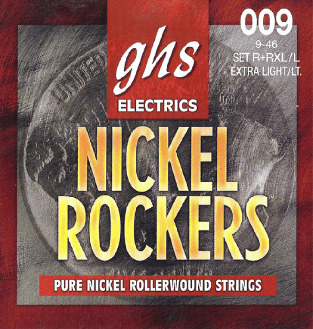 GHS R+RXL/L Nickel Rockers Electric Guitar Strings 9-46 Gauge