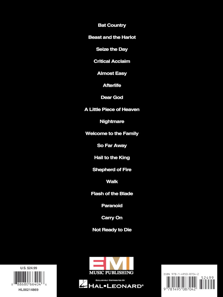 Avenged Sevenfold The Best of 2005-2013 Guitar Tab RV