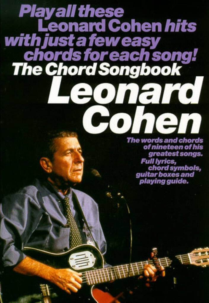 Leonard Cohen The Chord Songbook