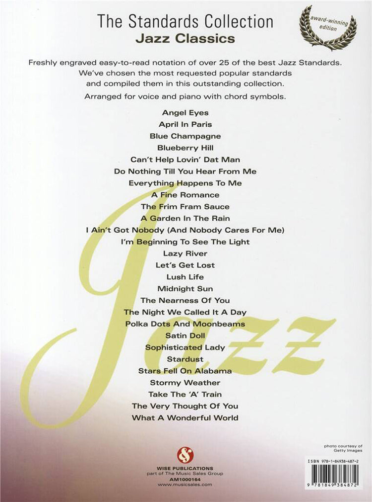 The Standards Collection Jazz Classics PVG