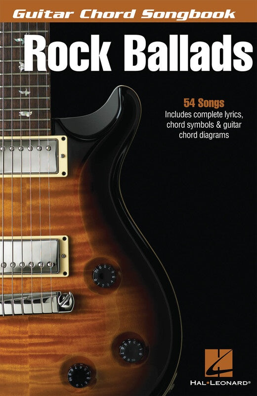 Rock Ballads Guitar Chord Songbook