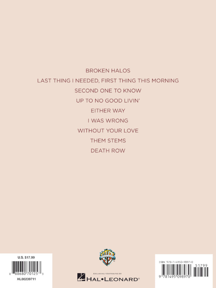 Chris Stapleton From A Room Vol. 1 PVG