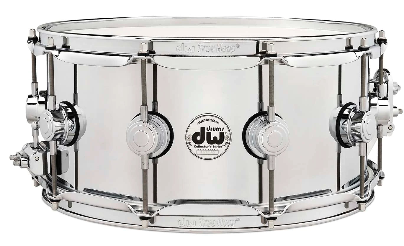 DW Collectors Series 6.5" x 14" Chrome Over Steel Snare Drum
