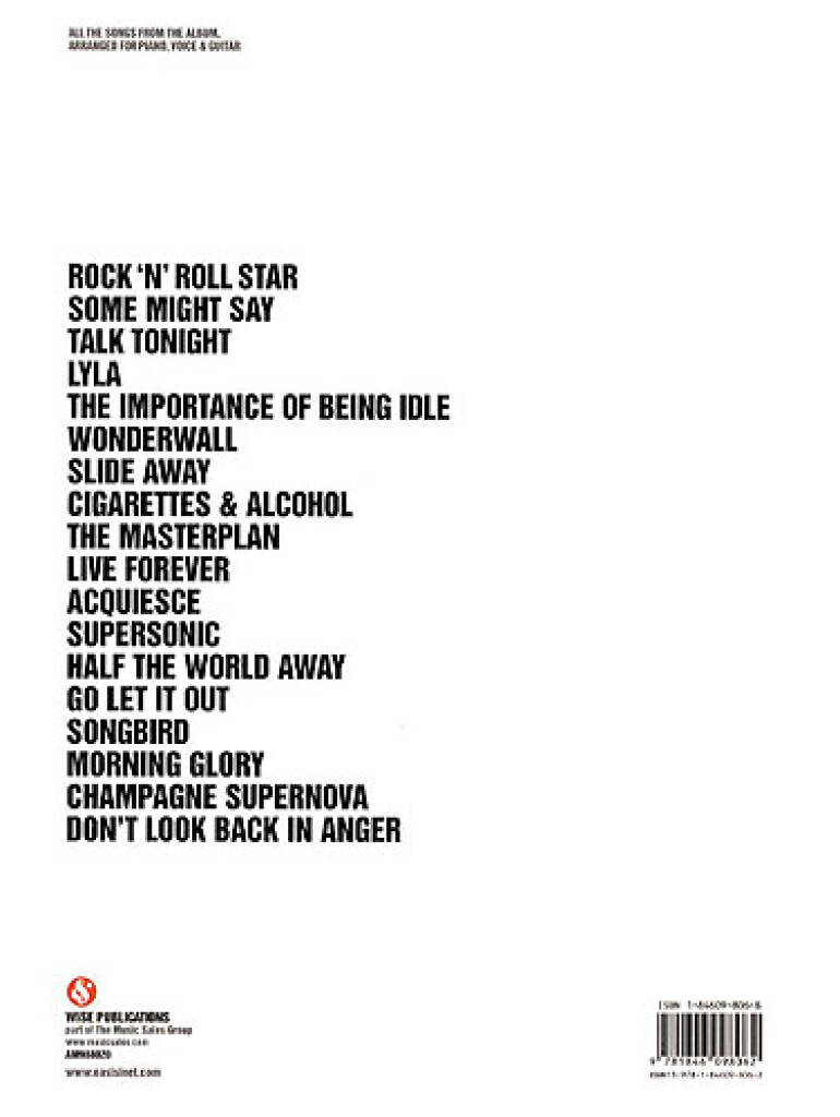 Oasis Stop The Clock PVG