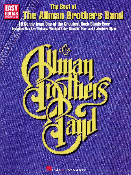 The Best of the Allman Brothers Band Easy Guitar Tab