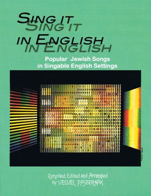 SING IT IN ENGLISH POULAR JEWISH SONGS