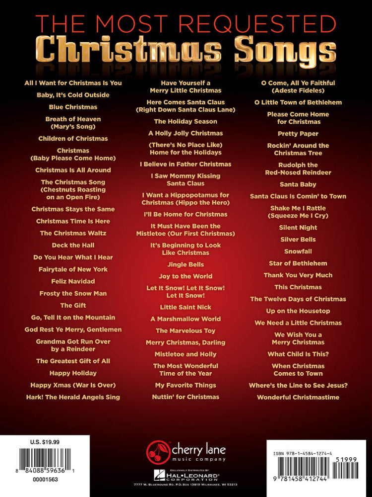The Most Requested Christmas Songs PVG
