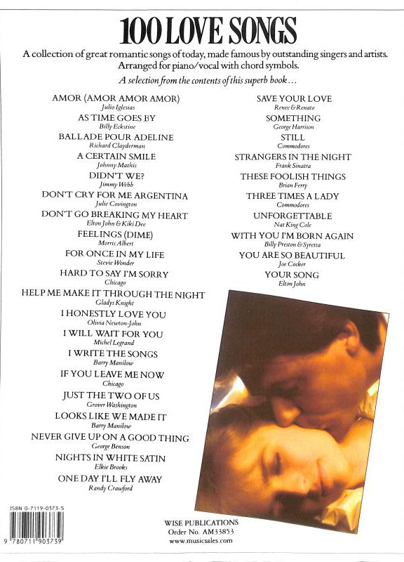 100 Love Songs PVG