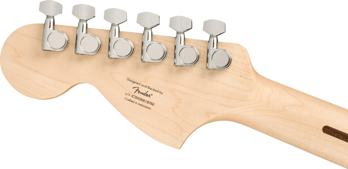 Squier Affinity Series Stratocaster HSS, Maple Fingerboard Electric guitar Pack in Lake Placid Blue