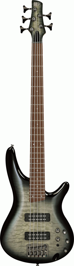 Ibanez SR405EQM Electric Bass 5 String in Surreal Black Burst Gloss