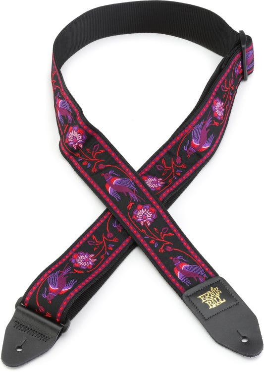 Ernie Ball Classic Jacquard Guitar Or Bass Strap in Pleasant Pheasant