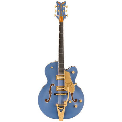 Gretsch Falcon™ Hollow Body with String Thru Bigsby and Gold Hardware in Cerulean Smoke