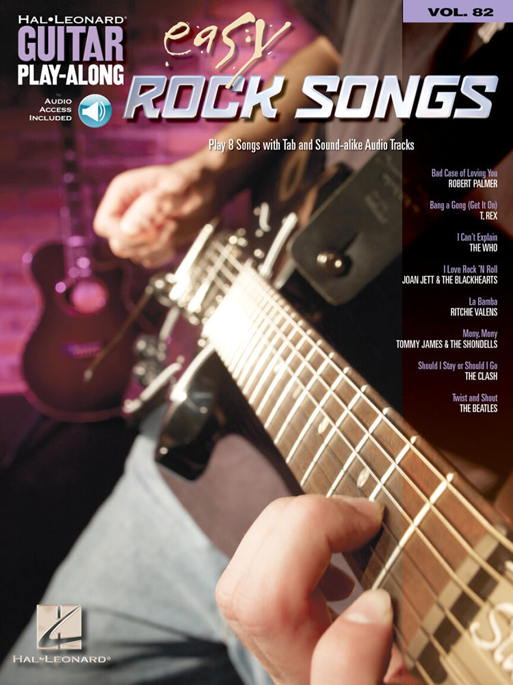 Easy Rock Songs Guitar Playalong Volume 82 BK/OLA