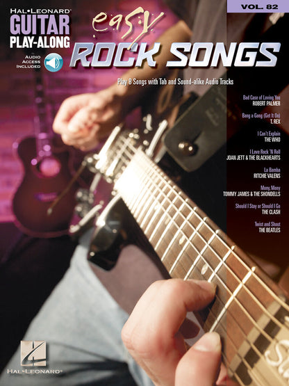 Easy Rock Songs Guitar Playalong Volume 82 BK/OLA