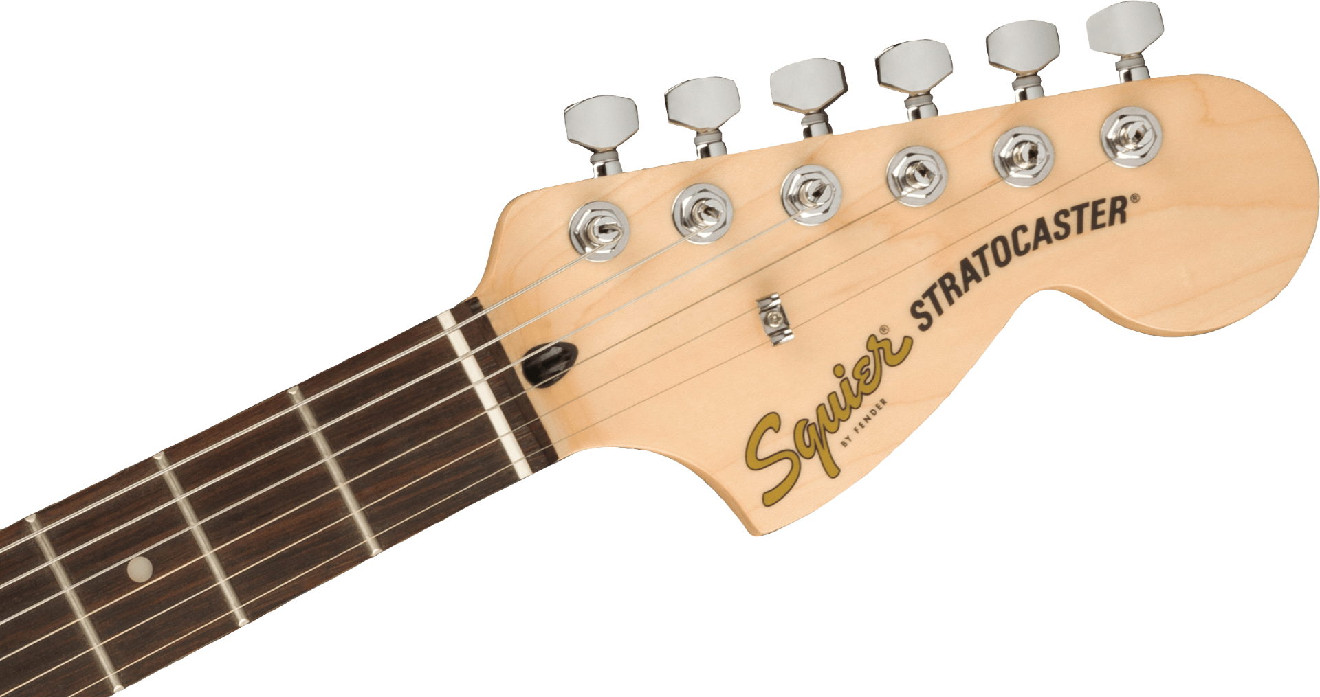 Squier FSR Affinity Series Stratocaster HSS, Laurel Fingerboard, White Pickguard in Ice Blue Metallic