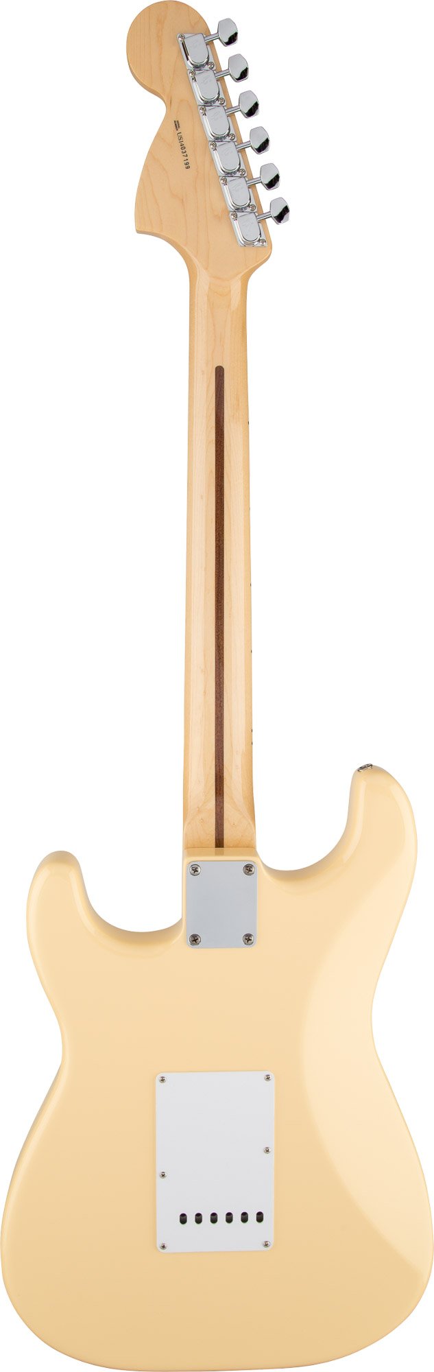 Fender Yngwie Malmsteen Stratocaster, Scalloped Maple Fingerboard in Vintage White