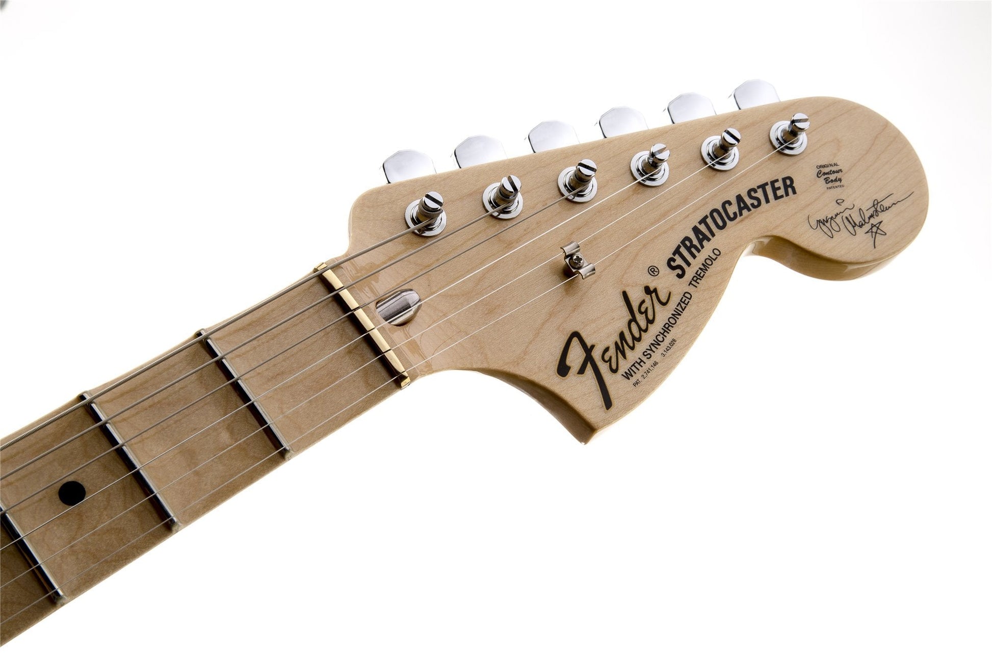 Fender Yngwie Malmsteen Stratocaster, Scalloped Maple Fingerboard in Vintage White