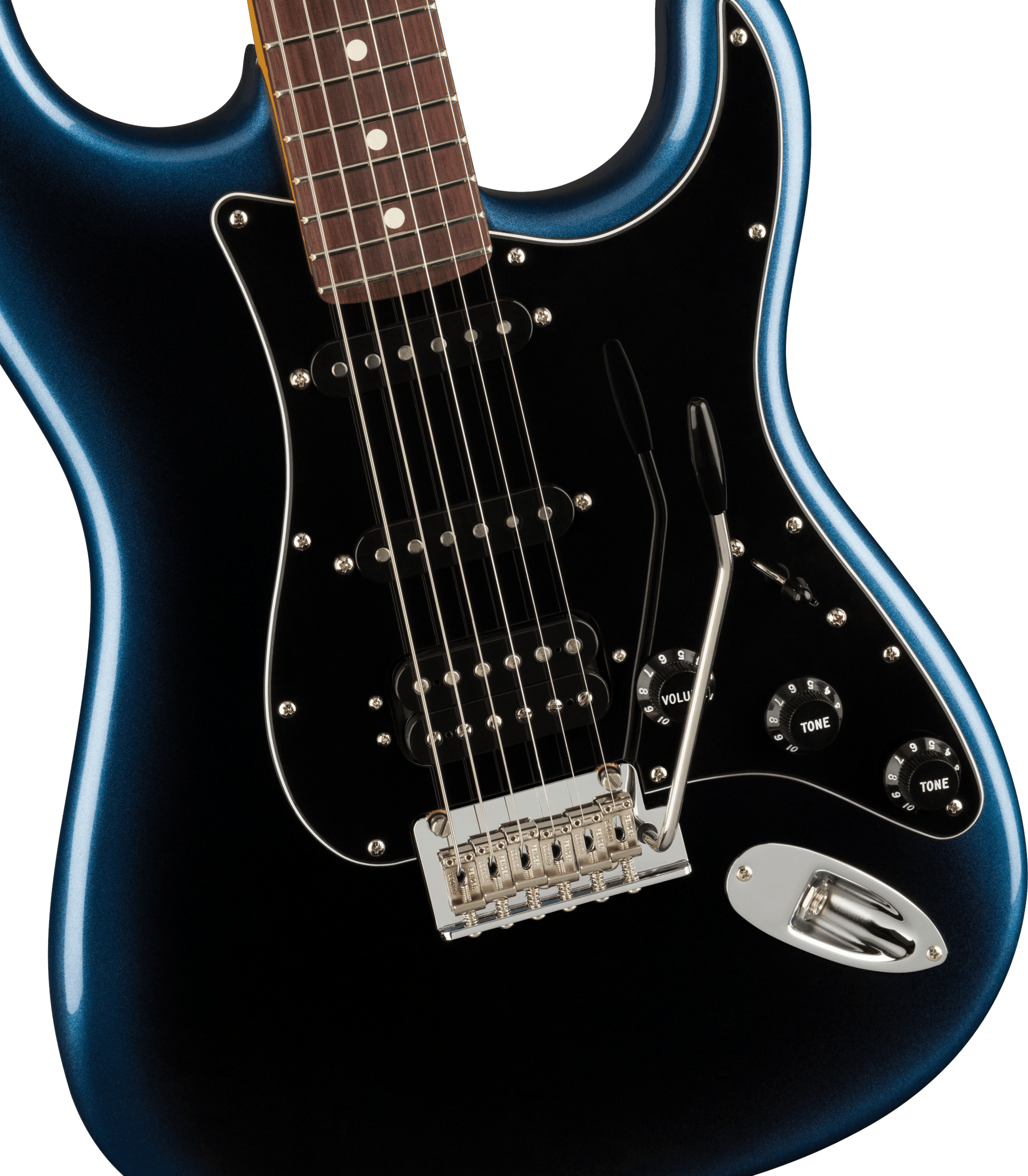 Fender American Professional II Stratocaster® HSS, Rosewood Fingerboard in Dark Night