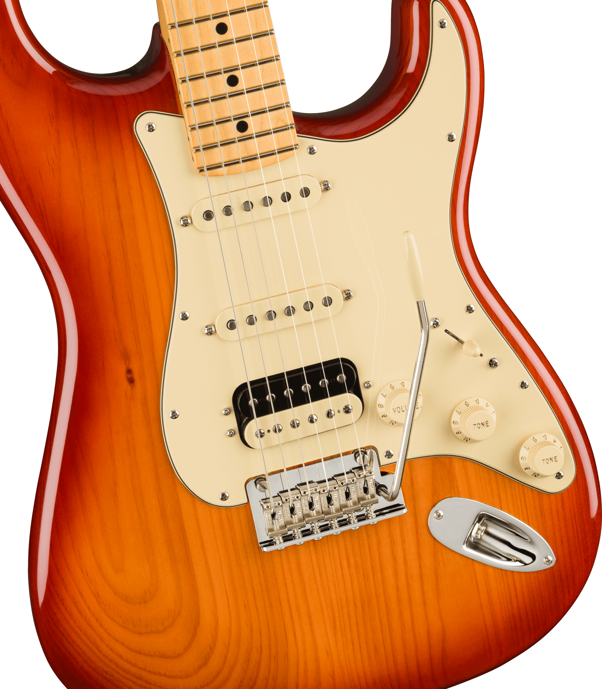Fender American Professional II Stratocaster® HSS, Maple Fingerboard in Sienna Sunburst
