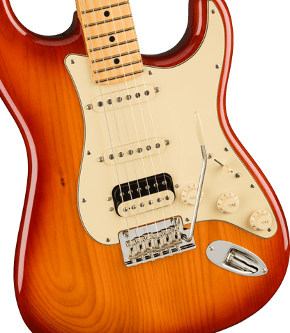 Fender American Professional II Stratocaster® HSS, Maple Fingerboard in Sienna Sunburst
