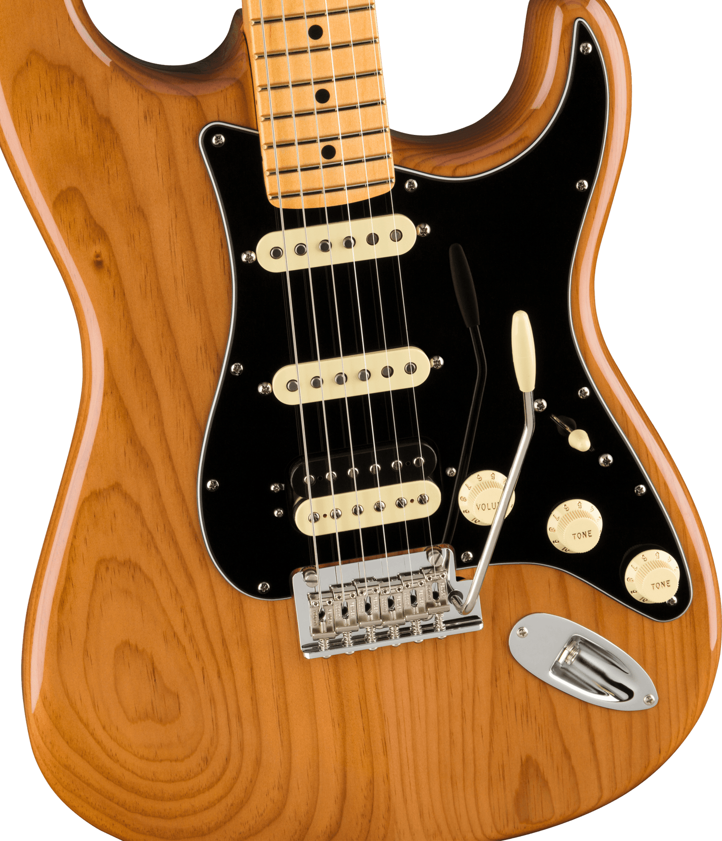 Fender American Professional II Stratocaster® HSS, Maple Fingerboard in Roasted Pine