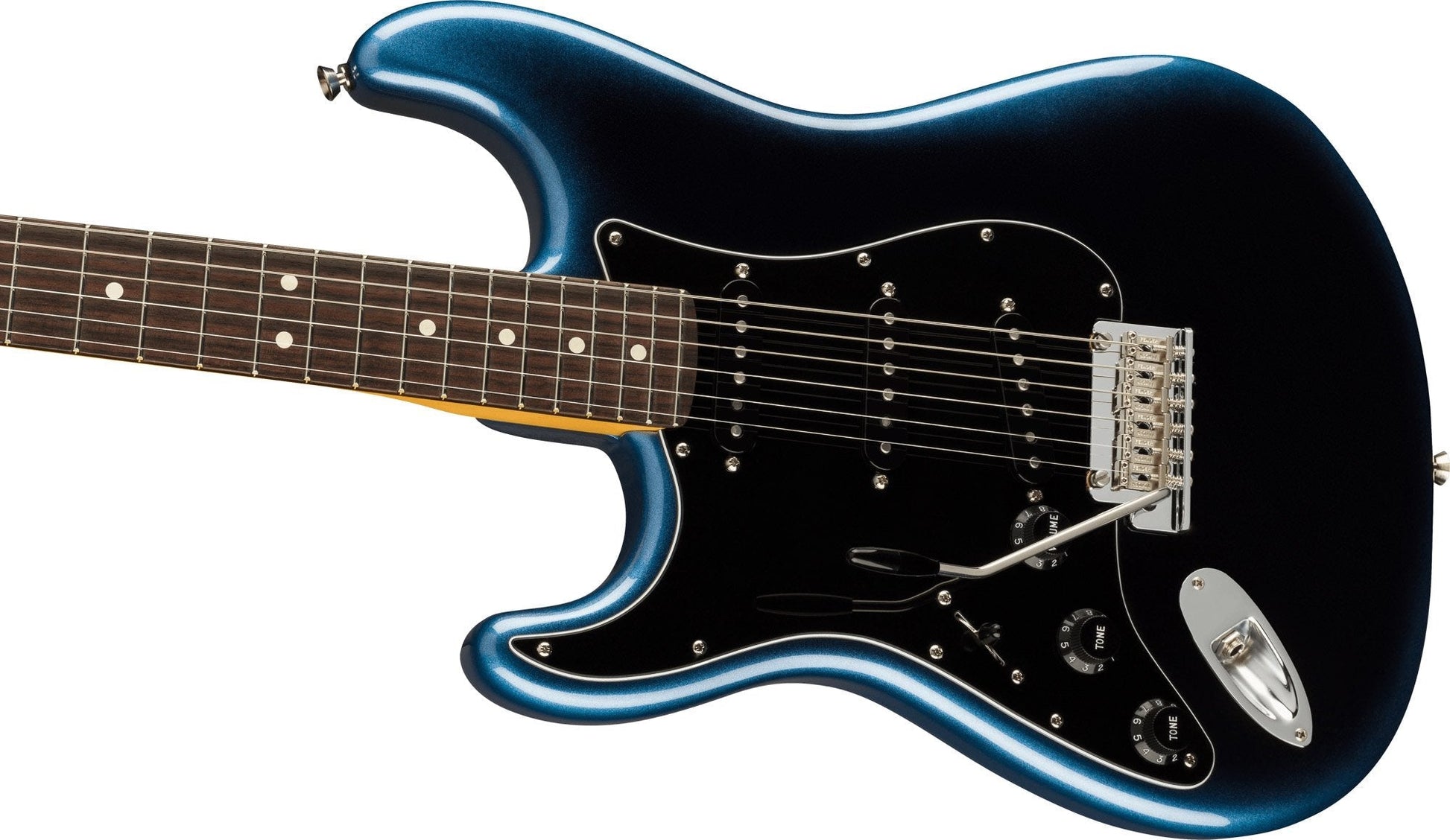 Fender American Professional II Stratocaster Left Hand, Rosewood Fingerboard in Dark Night