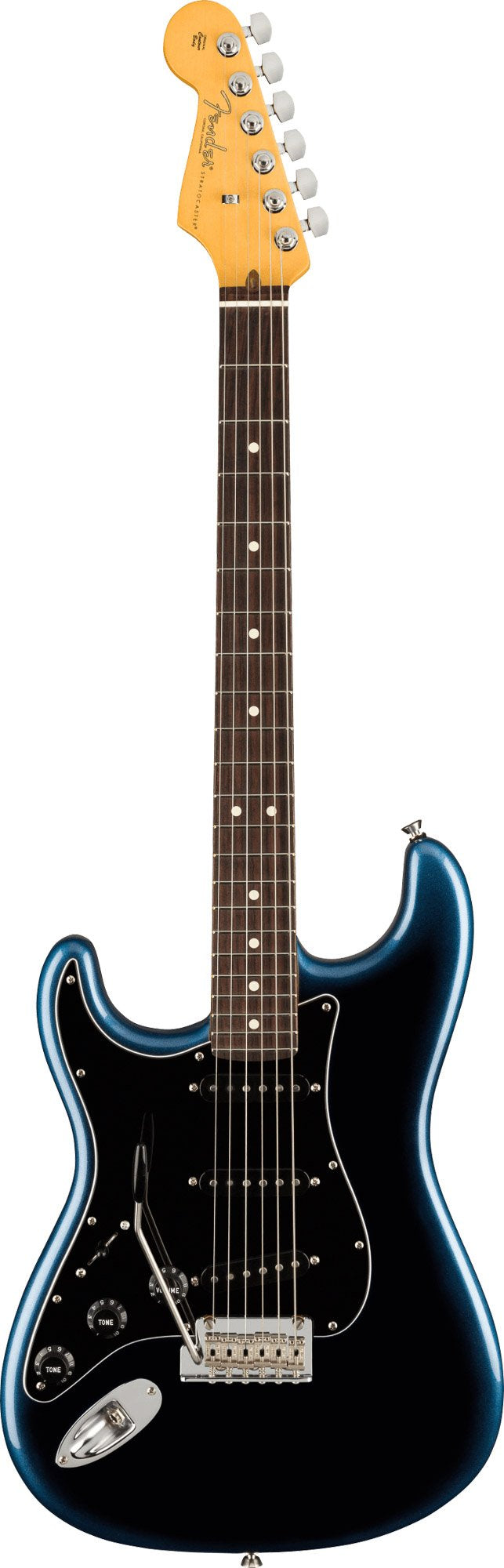 Fender American Professional II Stratocaster Left Hand, Rosewood Fingerboard in Dark Night