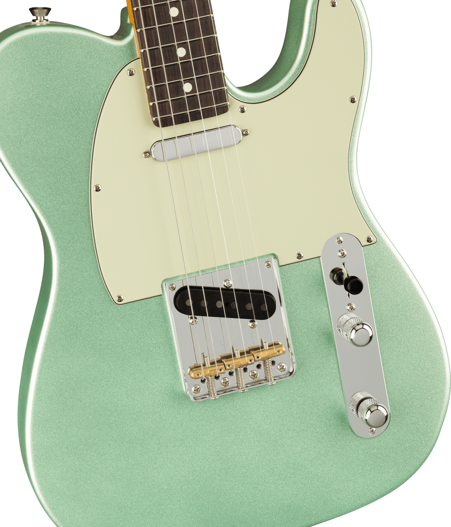 Fender American Professional II Telecaster®, Rosewood Fingerboard in Mystic Surf Green
