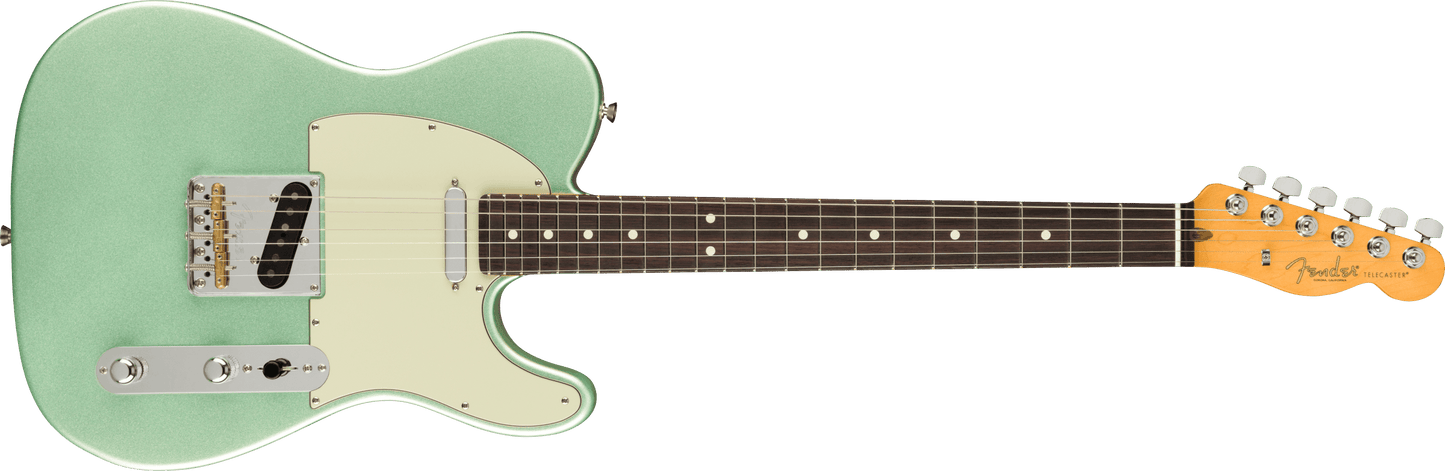 Fender American Professional II Telecaster®, Rosewood Fingerboard in Mystic Surf Green