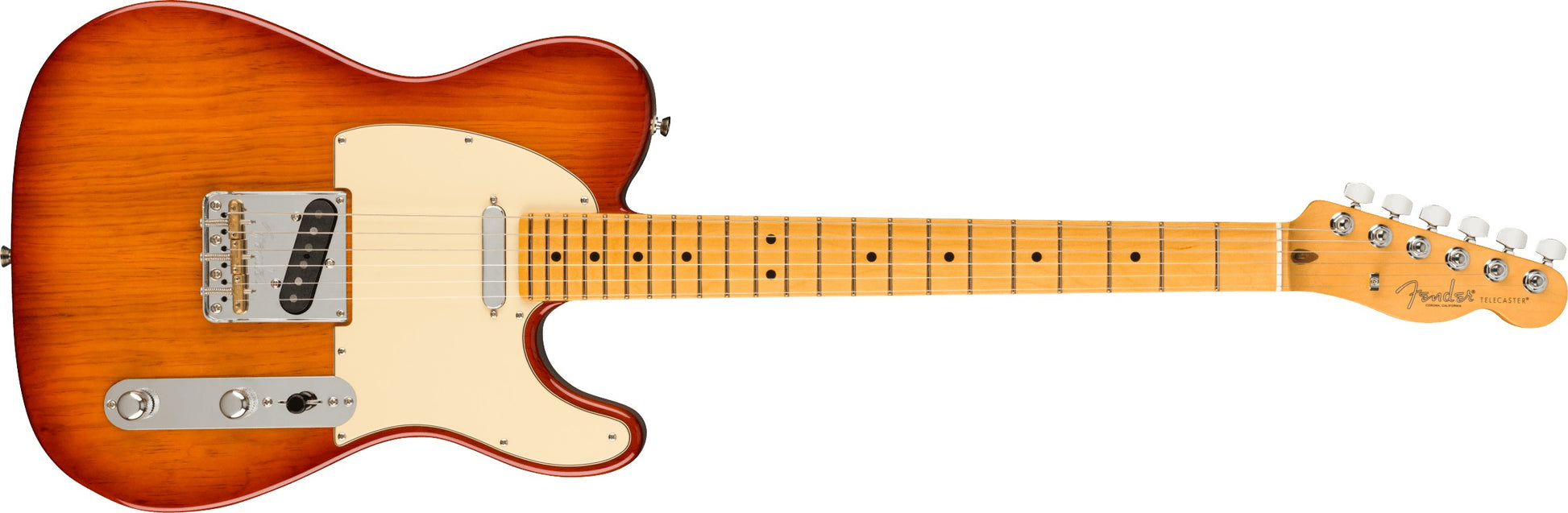 Fender American Professional II Telecaster, Maple Fingerboard in Sienna Sunburst