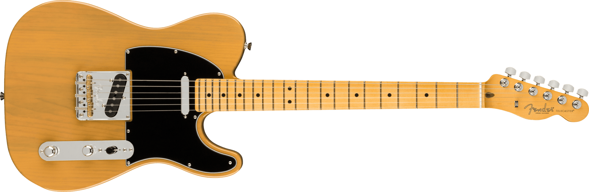 Fender American Professional II Telecaster®, Maple Fingerboard in Butterscotch Blonde